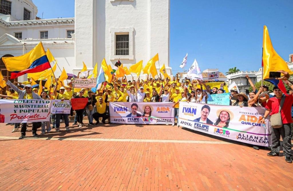 Felipe Hernández se pone al frente: marchó el Día del Trabajo y asume el liderazgo para unificar al Pacto Histórico en el Magdalena
