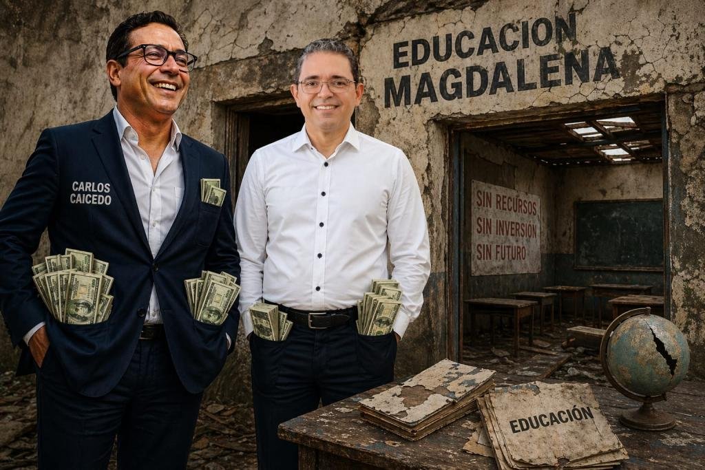 Caicedo nuevamente en la mira por corrupto, tras millonarios hallazgos  irregulares en la educación del Magdalena