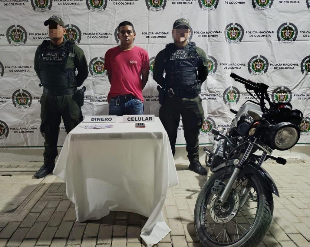 Golpe a la extorsión en Santa Marta: capturan a alias “Leonardo” por cobros ilegales a comerciantes