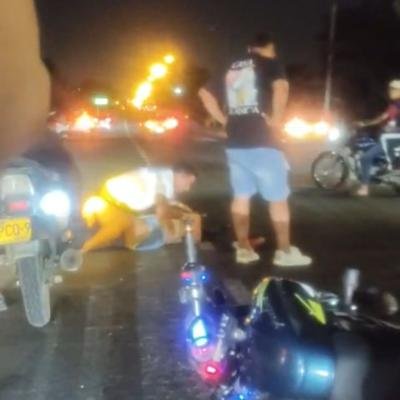 Mujer gravemente herida en accidente cerca a El Rodadero