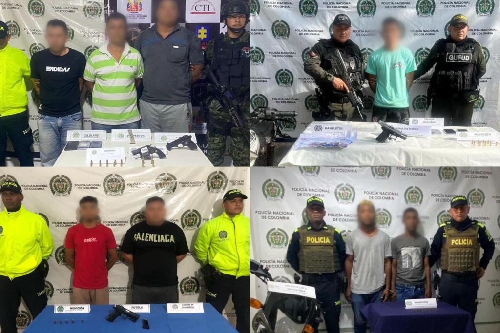 Golpe de la Policía contra el Clan del Golfo y Los Primos en el Magdalena