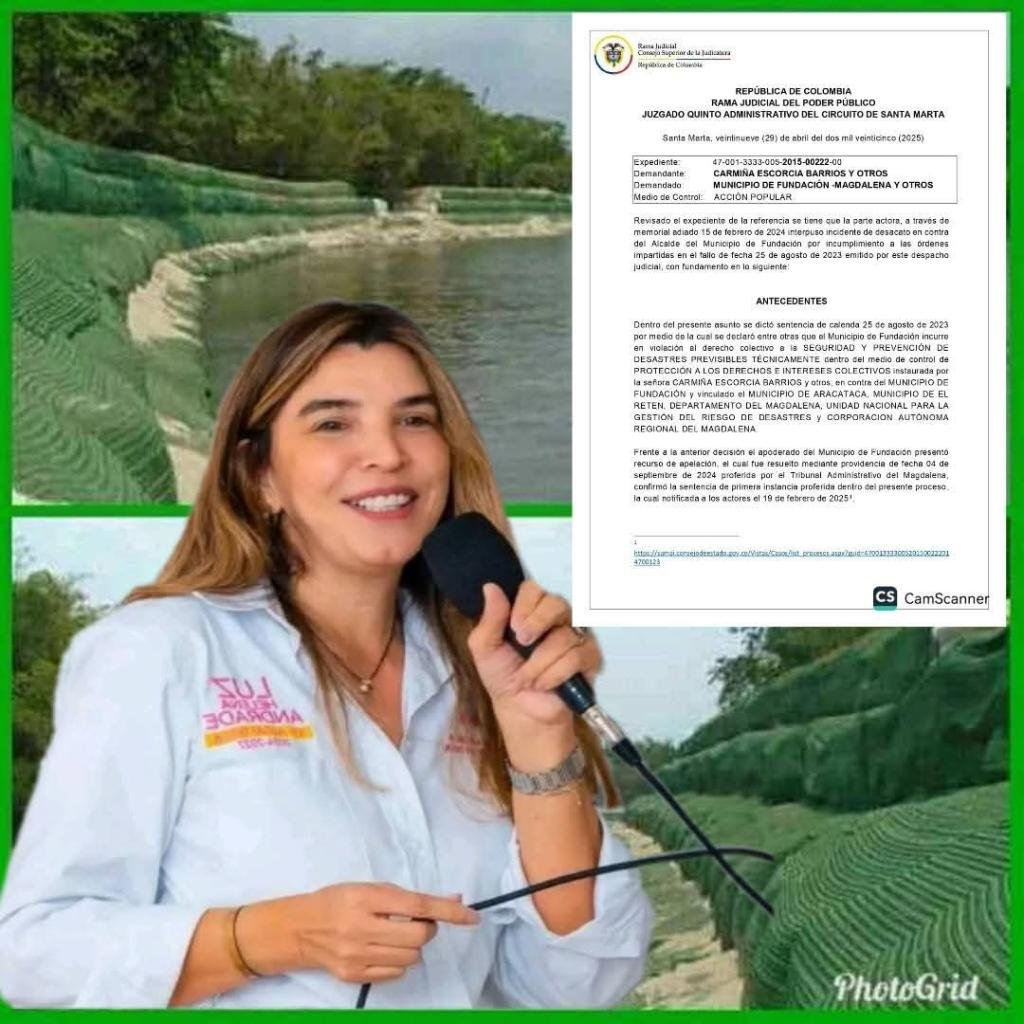 En la mira alcaldesa Luz Helena Andrade tras dejar desahuciado a Fundación por abandono de proyecto de mitigación de emergencias