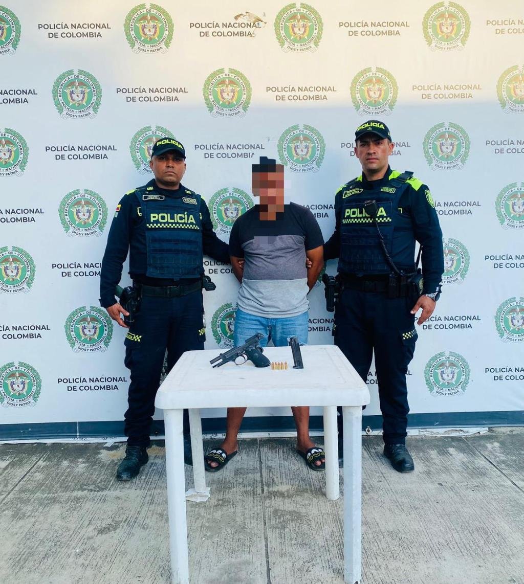 3 personas capturadas entre ellas un presunto cabecilla del clan del Golfo en Cienaga y dos presuntos sicarios de las ACSN