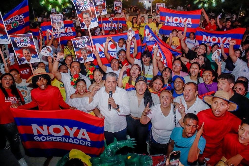 Noya ‘barre’ con Margarita en encuestas y el pueblo lo ratifica como el próximo gobernador