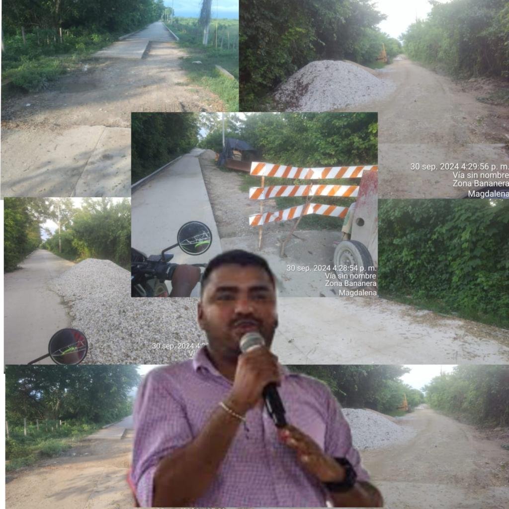 La precaria y carente de gestión del alcalde de Puebloviejo que tiene al municipio con obras inconclusas