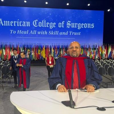 Cirujano samario Iván Katime Orcasita es admitido como Fellow del American College of Surgeons