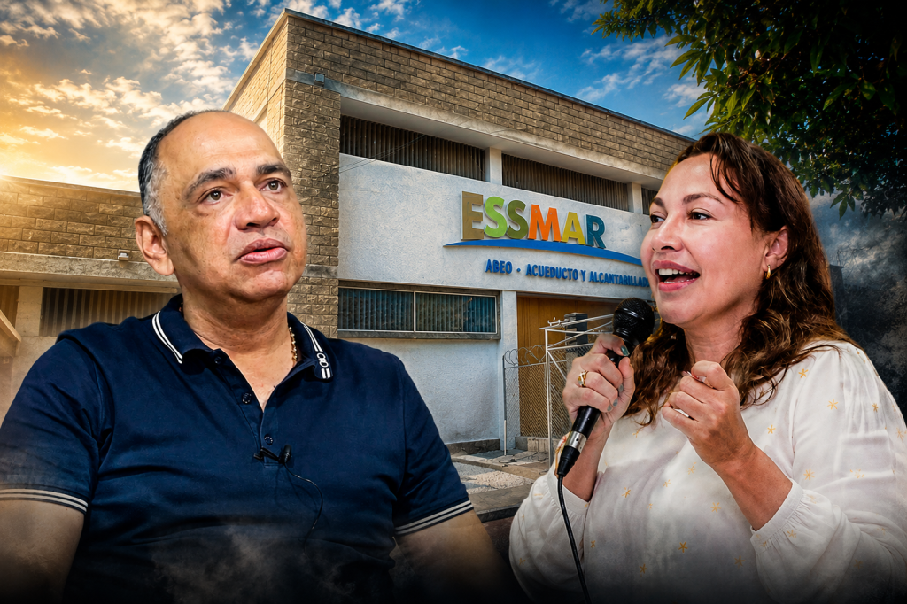 “Usted se robó la Essmar con su corte de bandidos”: Carlos Pinedo arremete contra la senadora Patricia Caicedo tras grave crisis de agua en Santa Marta