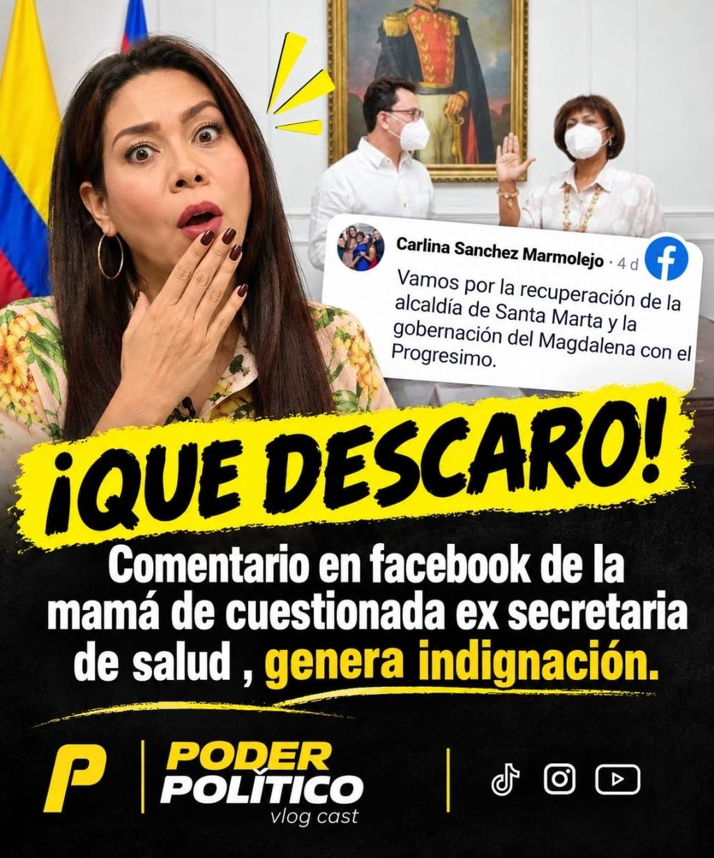 ¡Que descaro!Comentario en Facebook de la mama de la cuestionada ex secretaria de salud del Magdalena, despierta indignación