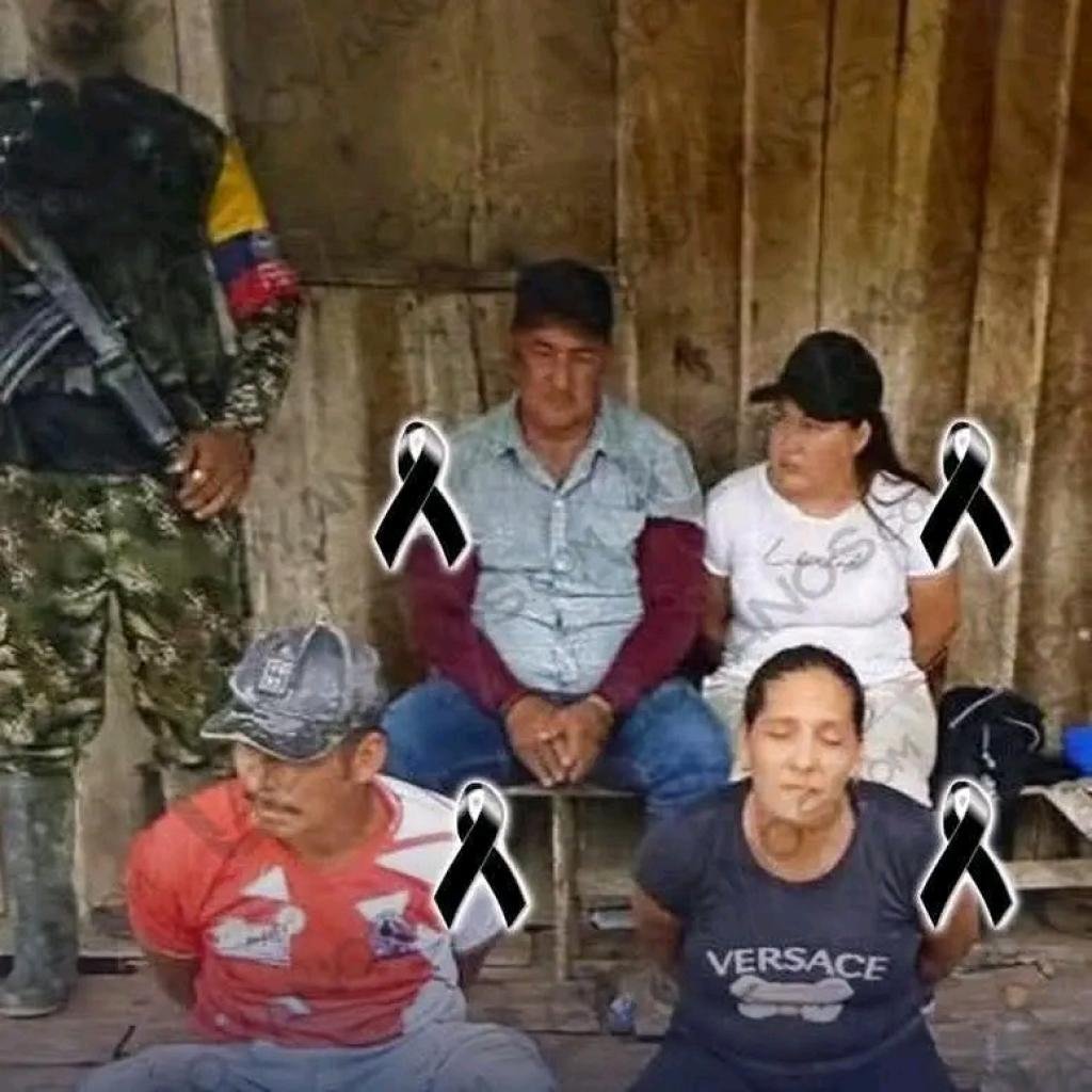 Los fotografiaron antes de asesinarlos: hallan muertos a cuatro campesinos secuestrados por disidencias en Antioquia