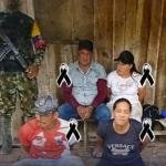 Los fotografiaron antes de asesinarlos: hallan muertos a cuatro campesinos secuestrados por disidencias en Antioquia