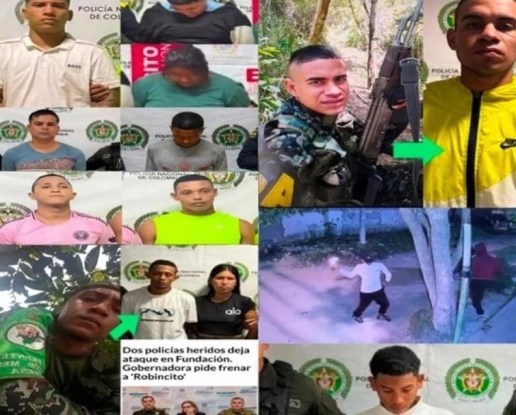 Operación Bastión deja 11 capturados en Fundación por homicidio, extorsión y microtráfico
