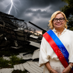 Gobernadora Guerra se pone al frente de la emergencia por lluvias que causaron graves emergencies en Magdalena