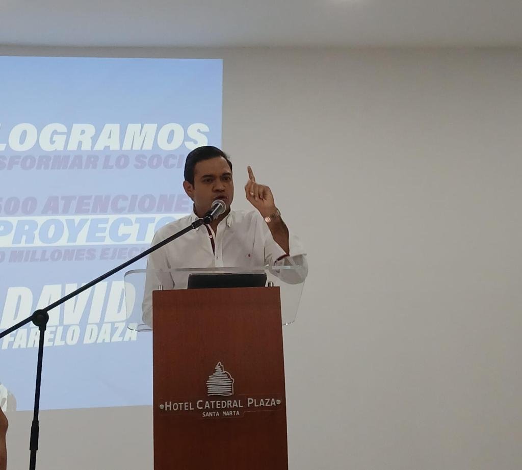“Dejamos 150 mil personas beneficiadas en programas sociales en Santa Marta”: David Farelo