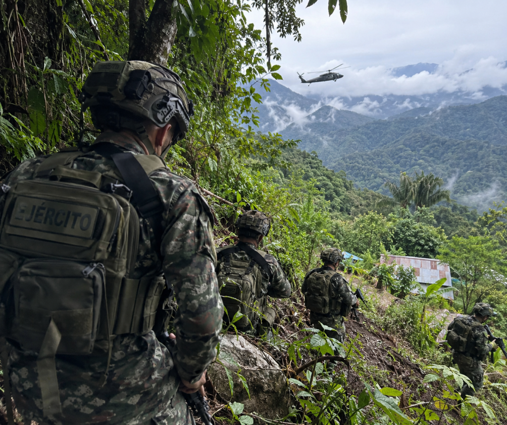 Ejército intensifica búsqueda de máximos cabecillas de las ACSN en la parte alta de Minca, entre ellos alias ‘Amarillo’