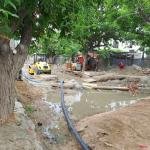 Gobernación le incumple a Bello Horizonte: permanece en aguas negras por dilación de obra de pavimentación de calles
