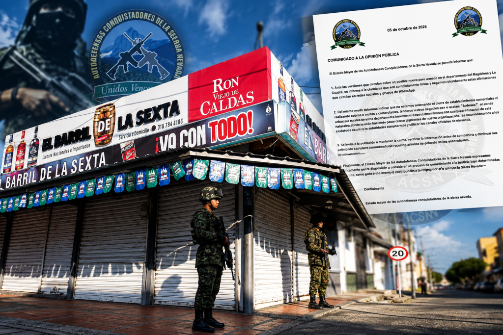ACSN niega nuevo paro armado y habla de un eventual sometimiento a la justicia en la Sierra Nevada