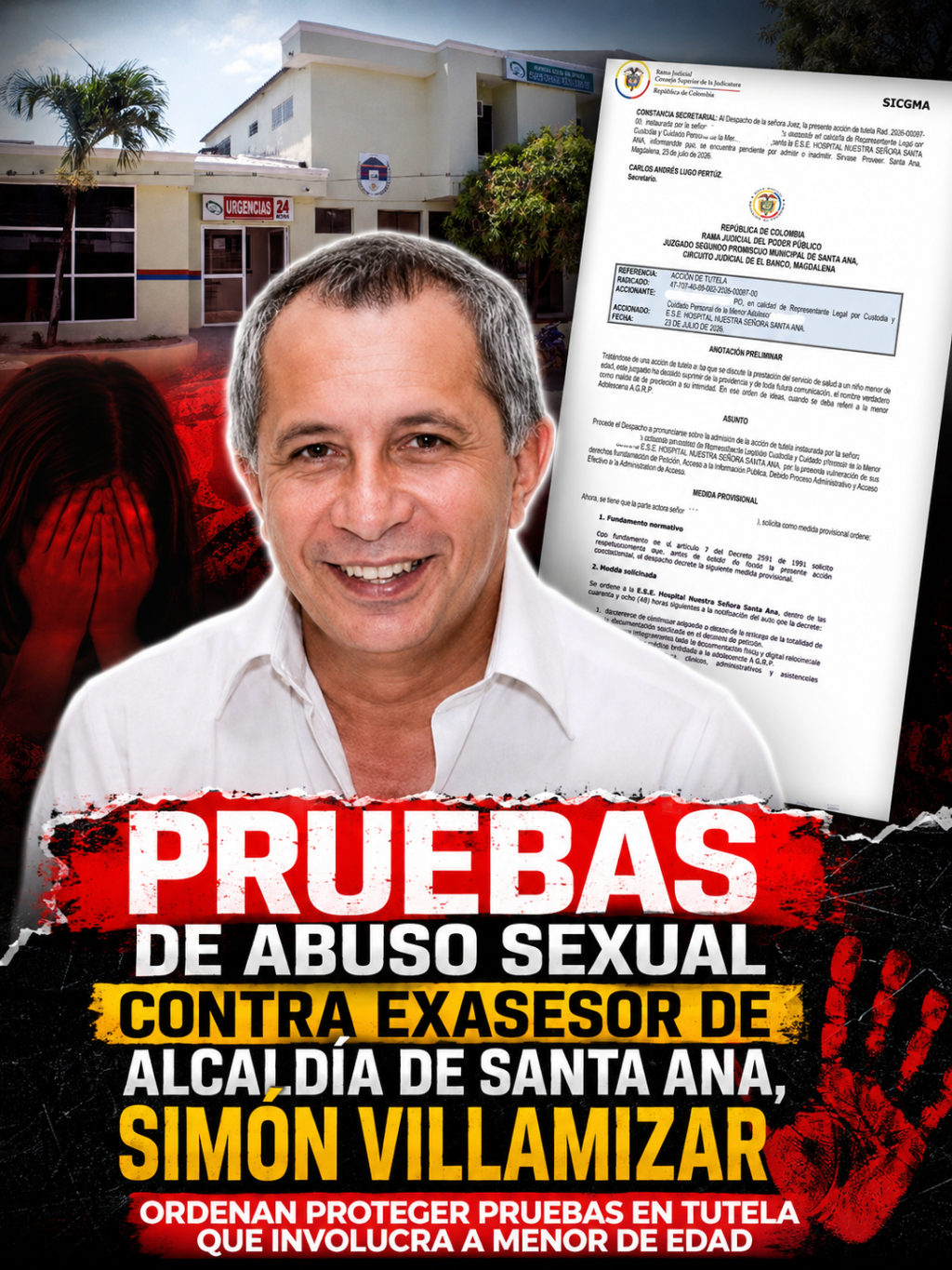 Juzgado decreta medidas para proteger pruebas contra exasesor de la Alcaldía de Santa Ana por presunto abuso sexual contra una menor