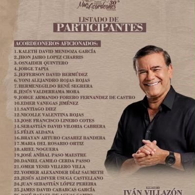 Festival Vallenato Mar de Acordeones presenta su programación y seleccionados para la versión 30