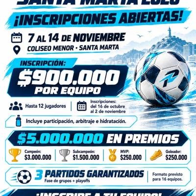 La Copa Pulso Futsal 2026 abre inscripciones en Santa Marta