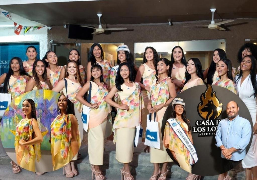 Casa de Los Lobos recibió oficialmente a las 17 candidatas que buscan la corona de las Fiestas del Mar