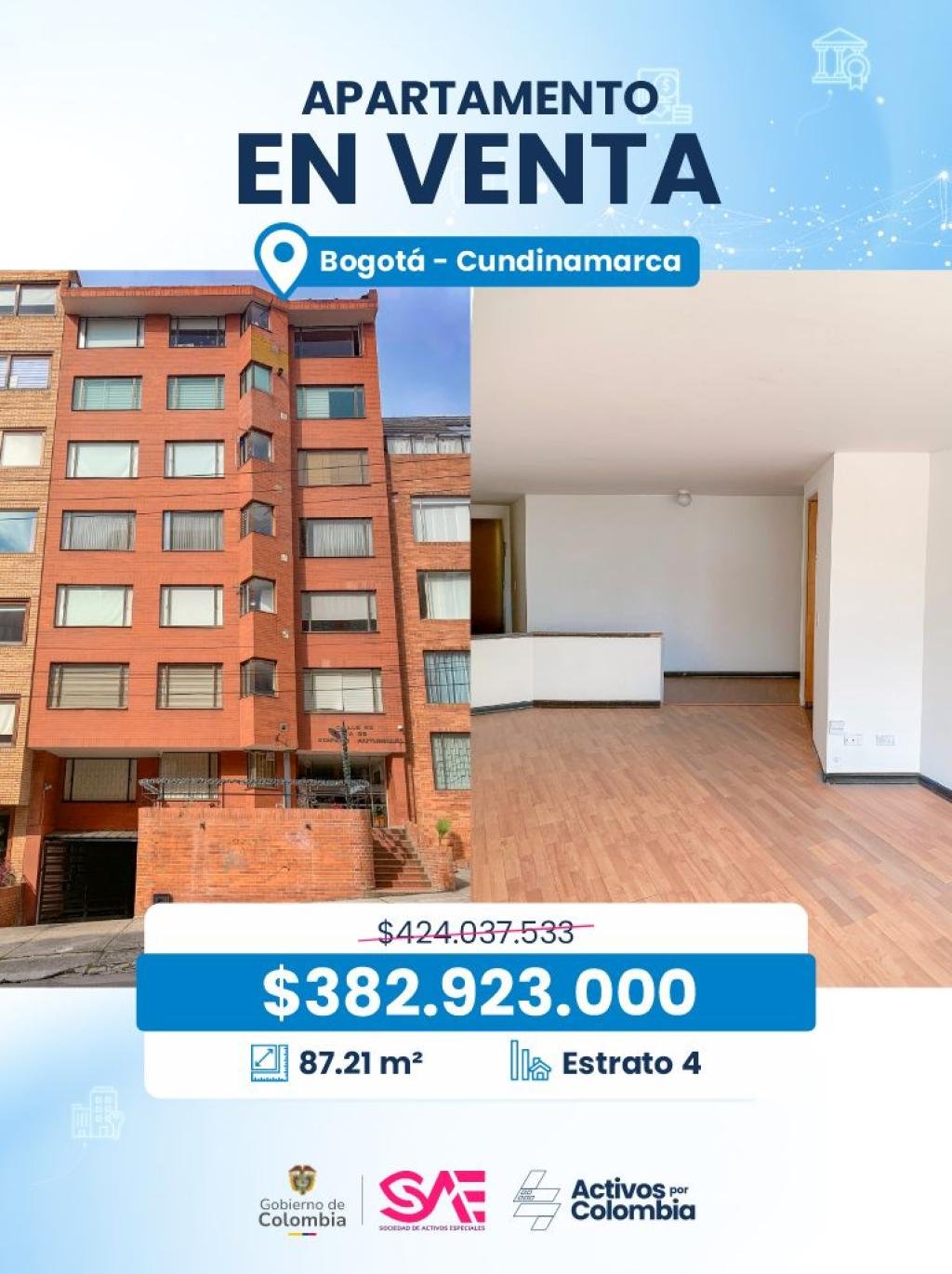 Activos por Colombia abre el calendario de subastas inmobiliarias 2026