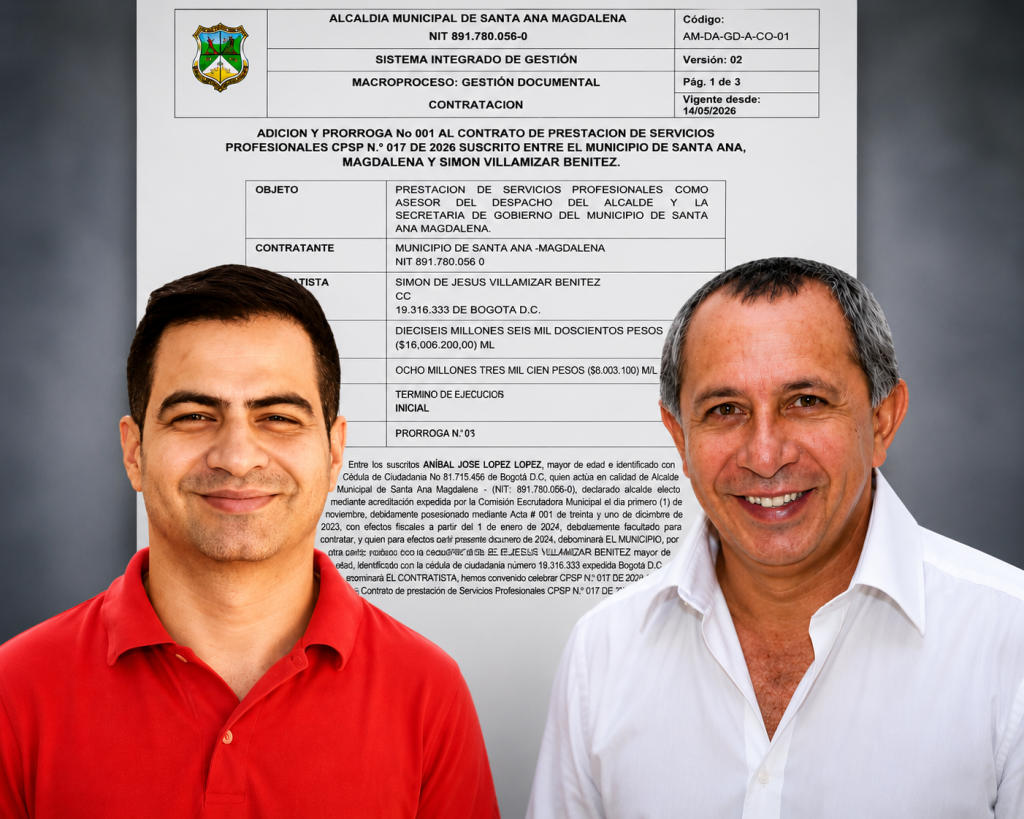 Después de casi 15 días, alcalde Aníbal López se pronuncia sobre el caso de presunto abuso sexual que involucra a su exasesor Simón Villamizar y confirmó terminación de contrato