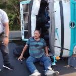 Dos personas resultaron lesionadas en aparatoso choque entre tres vehículos en la vía Barranquilla – Santa Marta