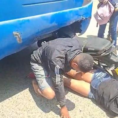 Grave acciedente dejó a una mujer convulsionando